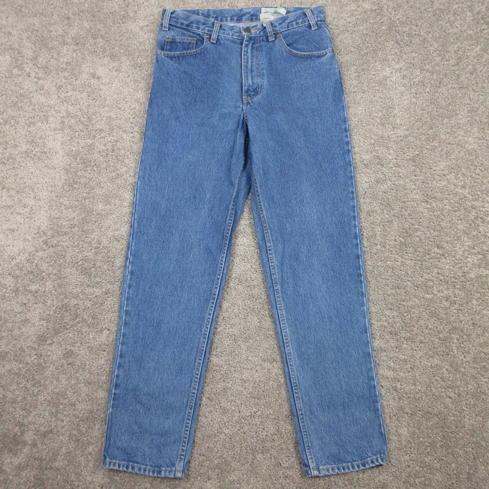 Vintage Eddie Bauer Jeans Mens 30x30 Blue Regular Cotton Denim Pants Y2K Stone